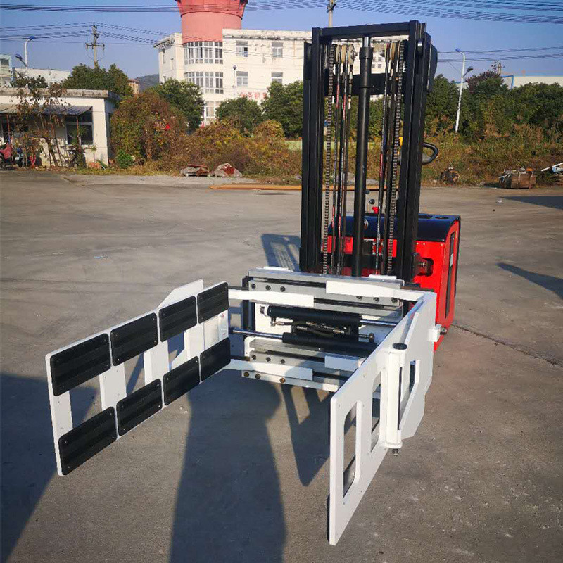 500kg Load Capacity Electric Clamp Stacker 2500mm Height With Bale Clamp