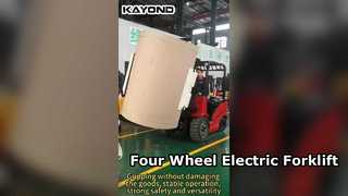 Elektryczny wózek widłowy czterokołowy