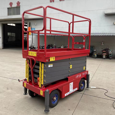 Double Scissor Lift With 320kg Capacity And 12m Hydraulic Electric Aerial Work Platform