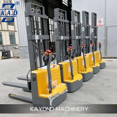 Compact Lightweight Electric Pallet Stacker with 2 Stage/3 Stage Mast for Easy Maneuvering