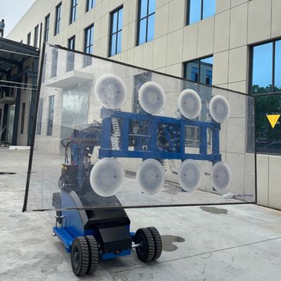 New 300kg 600kg 800kg Electric Vacuum Lifter for Granite Marble Slab Glass Plywood-Mobile Suction Cups Lifting Equipment