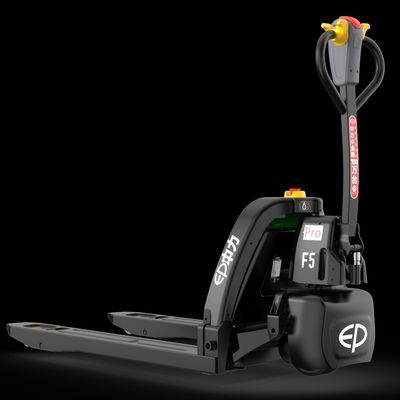 EP New 1.5 Ton 3306lb Electric Stacker Pallet Truck F5pro Warehouse Equipment for Repair Shops Printing Shops Core Motor