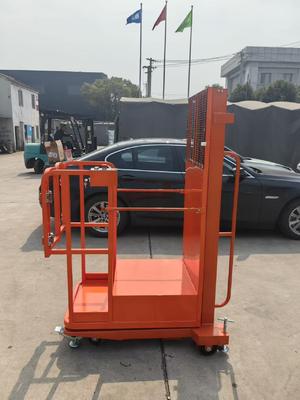 Belift 200kg Battery Powered Mobile Cargo Goods Handling Semi Electric Stock Order Picker Trolley