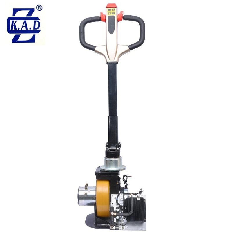 Electric Pallet Stacker with 3000 Kg Rated Load 24V/210Ah Battery and 550/640mm Adjustable Forks for Warehouse Use