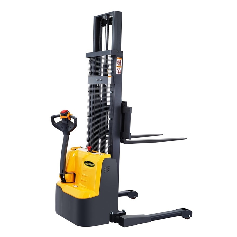 1.6T 3m Hydraulic Fully Electric Pallet Stacker Lift Goods Electric Stacking Vehicles