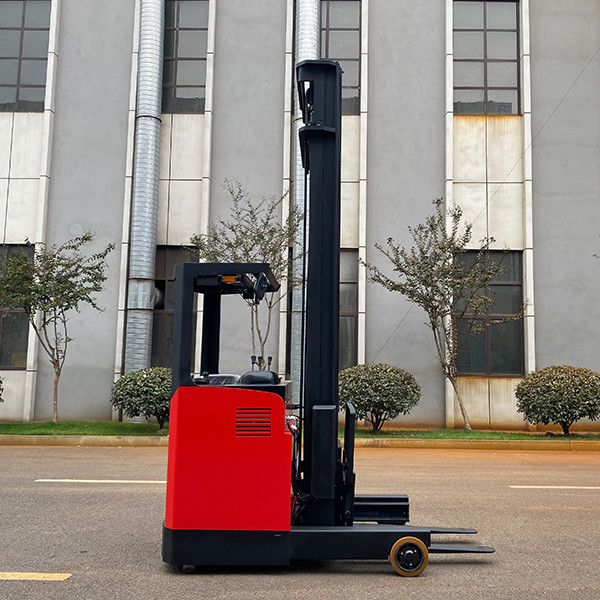 Full Electric Pallet Forklift Reach Truck  Counterbalance Reach truck 500 Kg Traction Motor