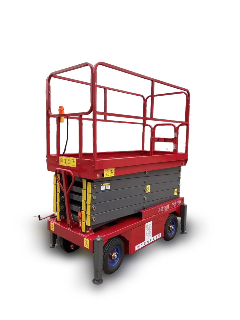 Double Scissor Lift With 320kg Capacity And 12m Hydraulic Electric Aerial Work Platform