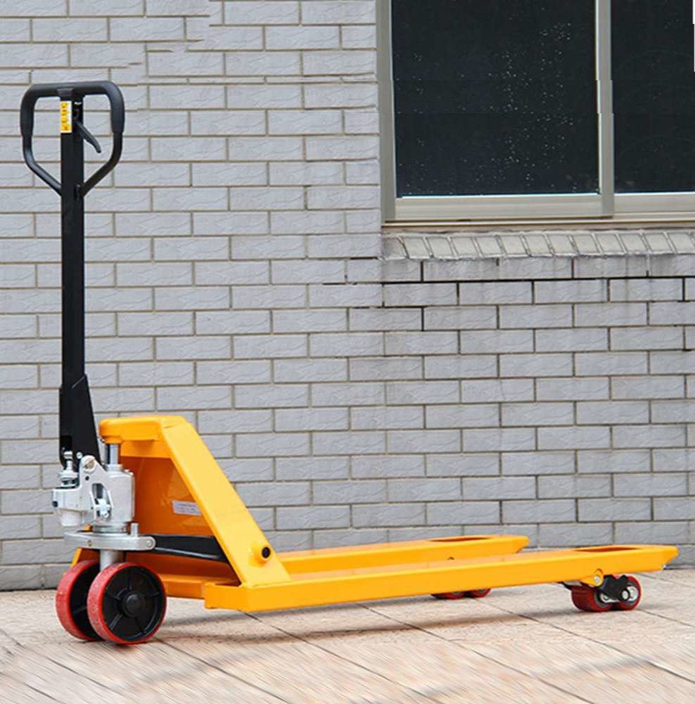 3000kg 3 Ton Hand Pallet Truck Pallet Jack With Rubber Grip For Goods Picking