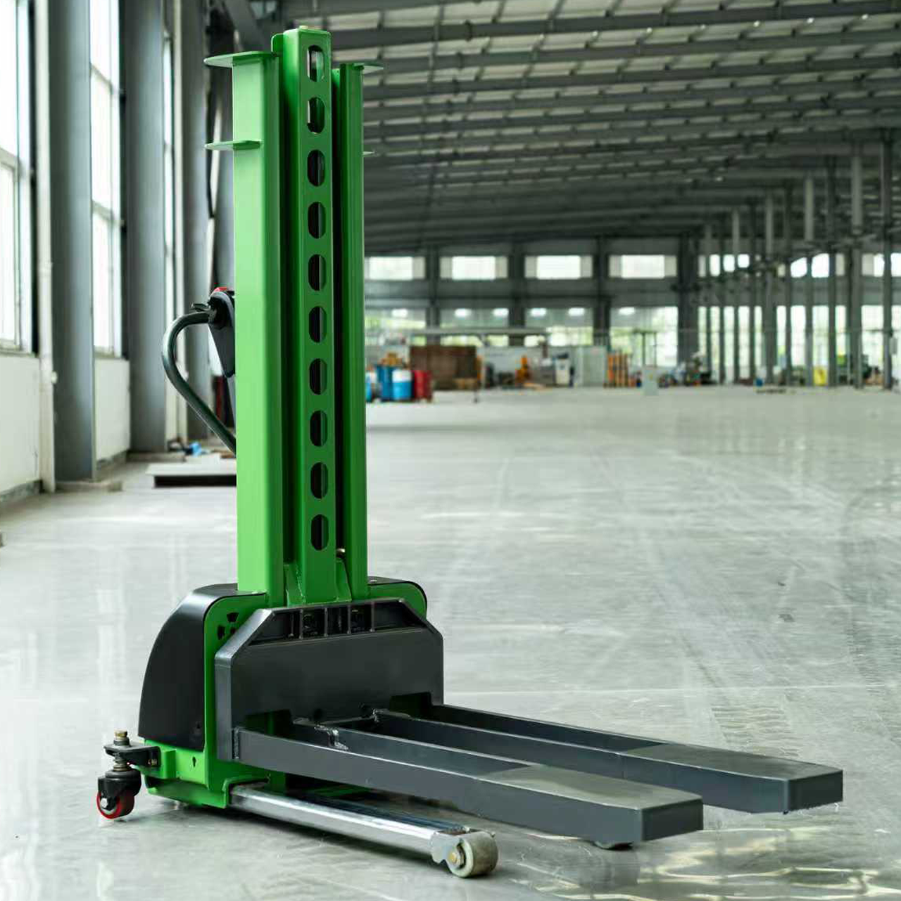 Full Electric Loading Stacker 1000kg 1.3m-1.6m Lifting Height High Quality Precision Stacker for Warehouse