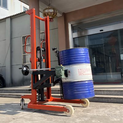 Ręczny olejowy podnośnik do beczek 350kg 3m do operacji magazynowych